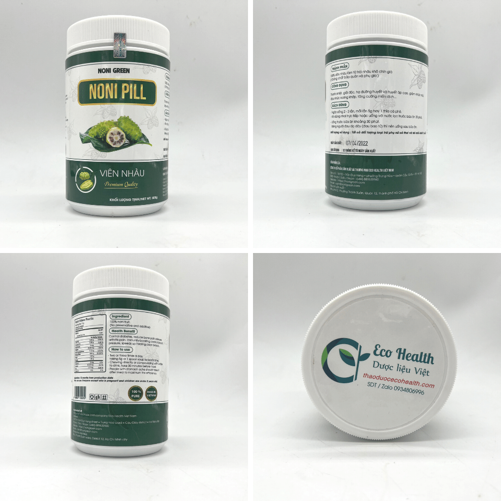 Viên nhàu Noni Green 500g