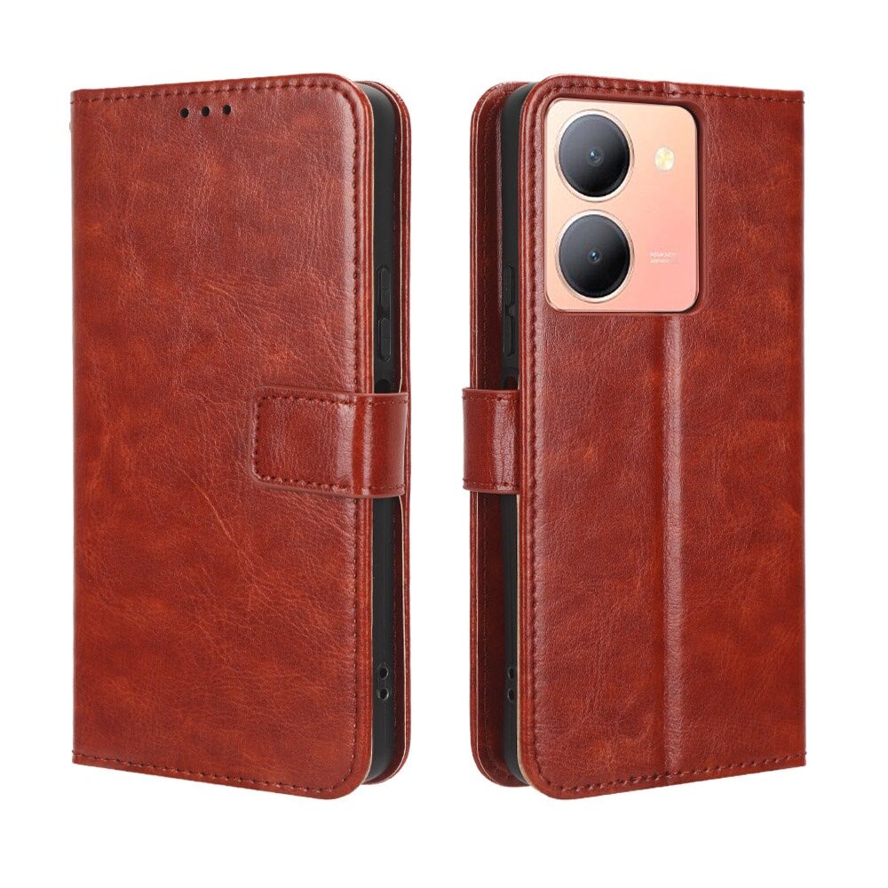 xipare for Vivo Y36 case flip phone holder stand casing wallet PU leather back cover.