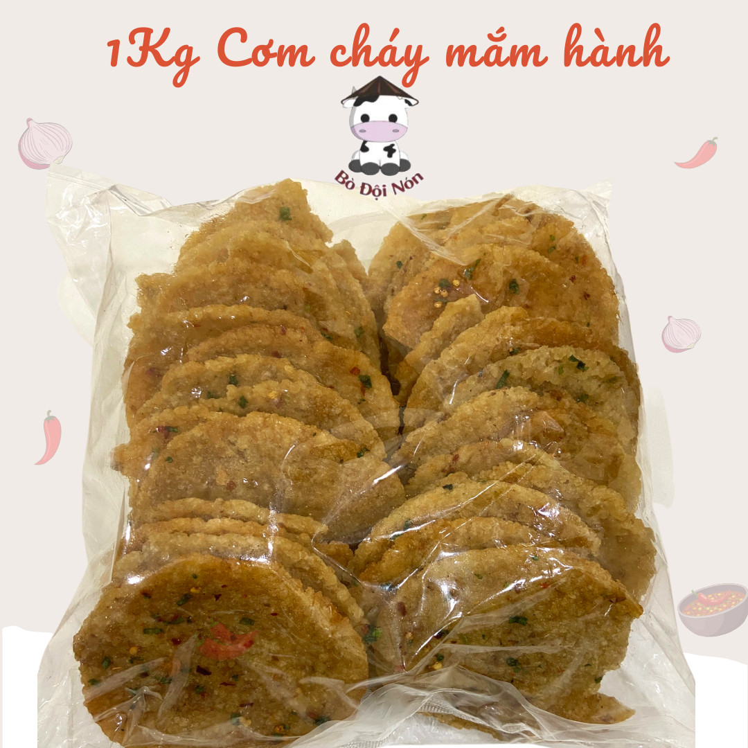 Combo 10 gói cơm cháy mắm hành bò đội nón