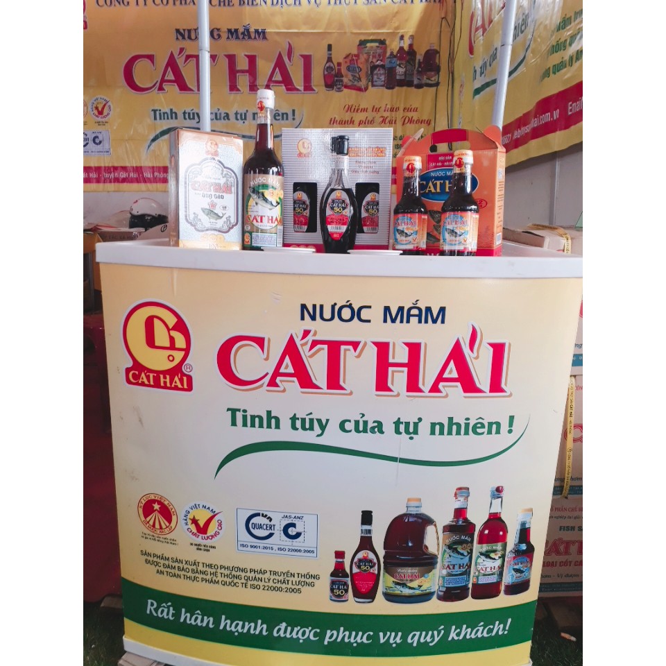 Nước Mắm Cát Hải Cá Quẩn 32 độ đạm chai 300ml