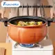 Frances Pumpkin Shape Micro Pressure Pot Integrated Miniature Pressure Saucepan Suitable for Electric Ceramic Stoves FH-MY. 