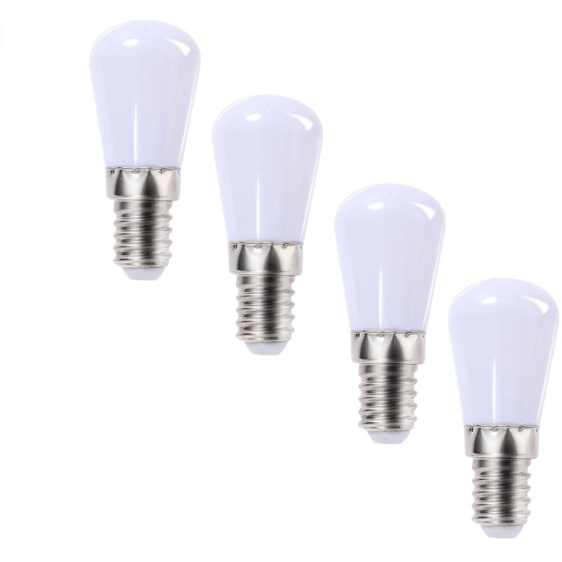 2Pcs LED Refrigerator E12 Light Bulbs 220V Kitchen Lamps for Refrigerator Display Cabinets