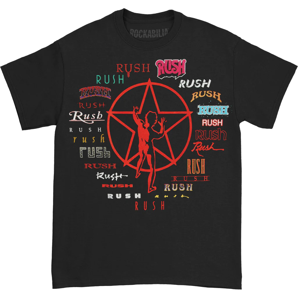 T-shirt Rush Starman Band T-Shirt