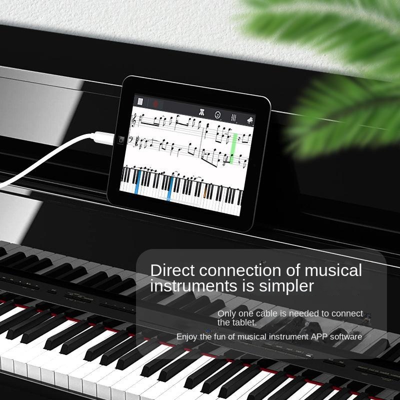 Printer Cable Usb 2.0 for IPhone To Musical Instrument Digital Piano USB Camera Audio for IPad USB B Adapter Male To Male MIDI OTG Cable
