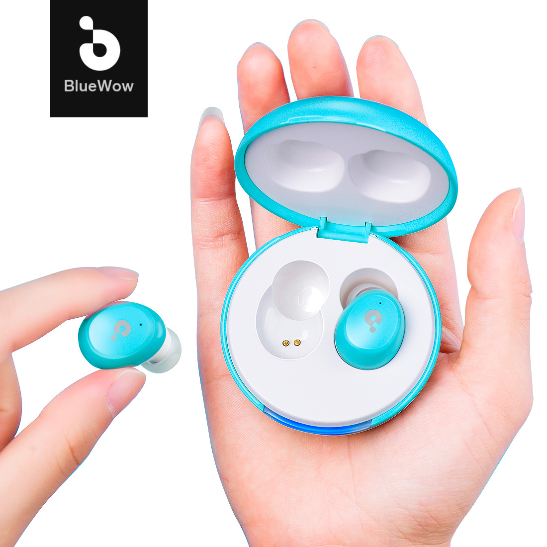 SG) BlueWow A8 Macarons True Wireless Earbuds Earphones (Bluetooth