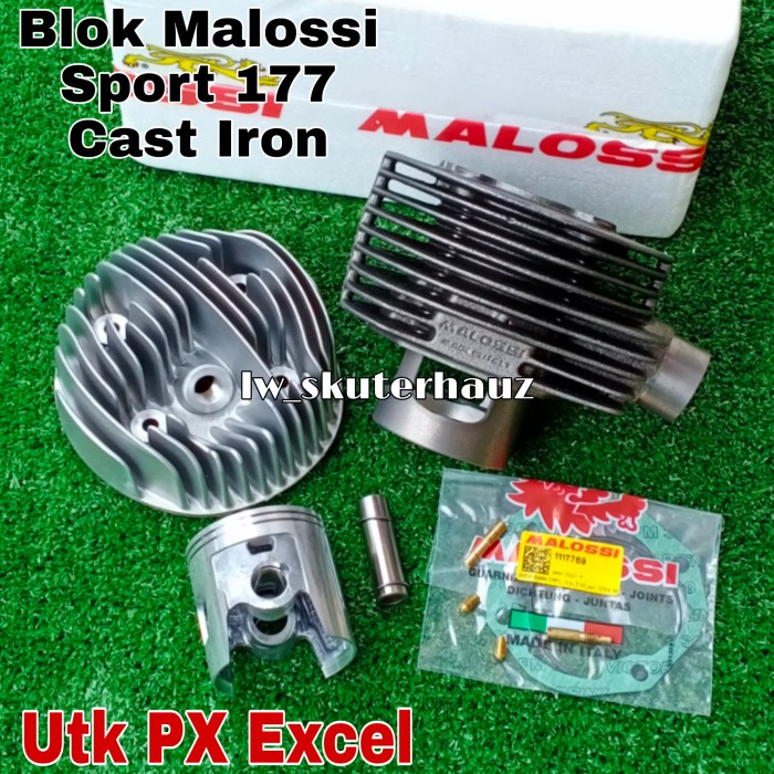 Blok Set MALOSSI 177 cc Cast Iron utk PX Excel dkk Lazada Indonesia