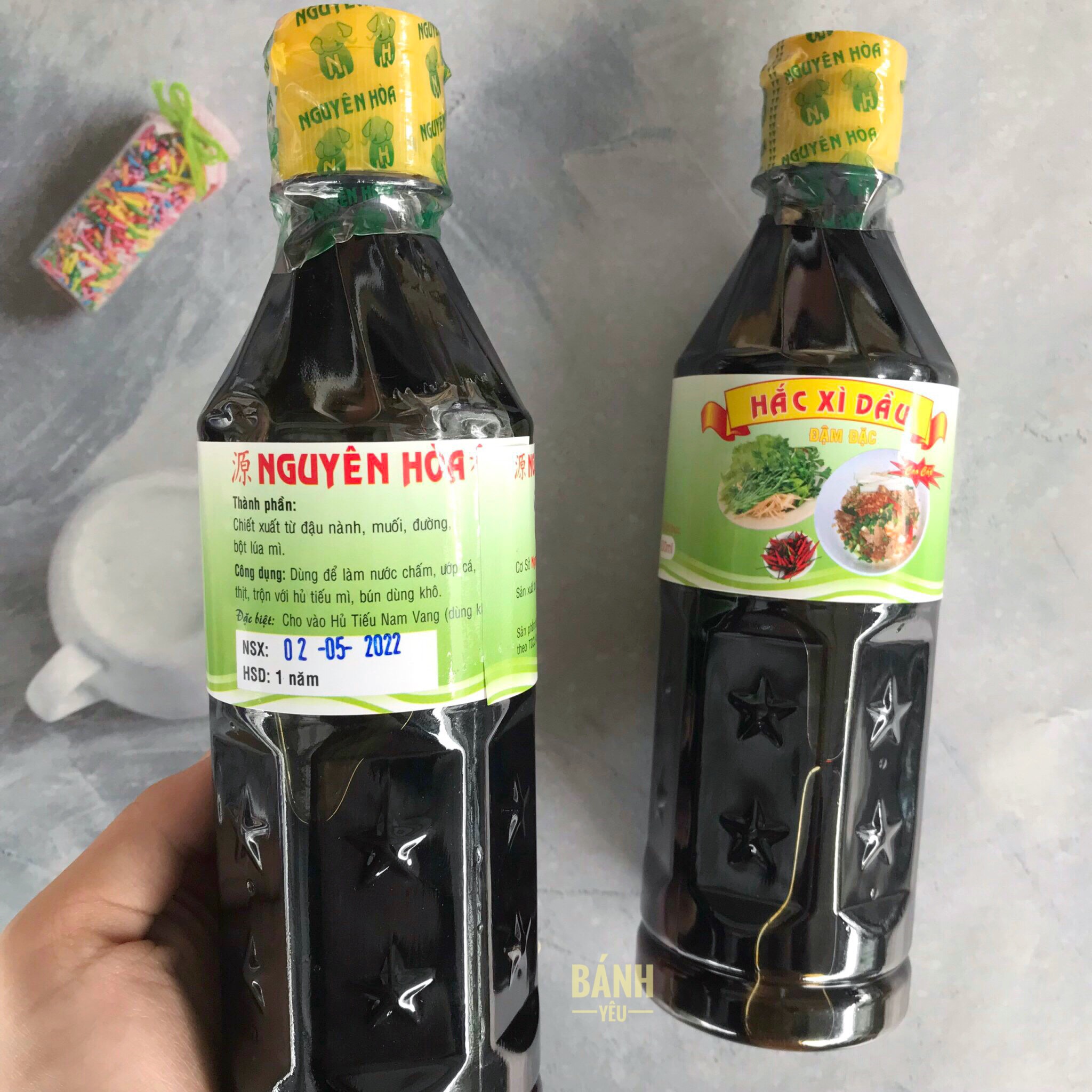 Hắc xì dầu Nguyên Hòa 500ml