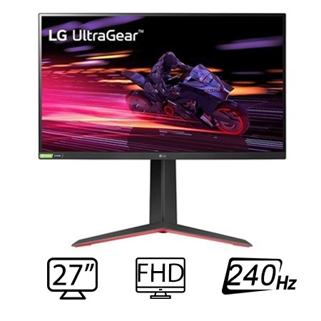 Màn hình chơi game LG UltraGear™ Full HD 240Hz IPS 1ms (GtG) 27” tương thích với NVIDIA® G-SYNC® 27GP750-B