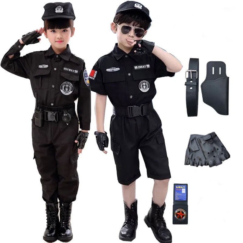 Bộ Đồ Hóa Trang Cảnh Sát Đặc Biệt Cho Bé