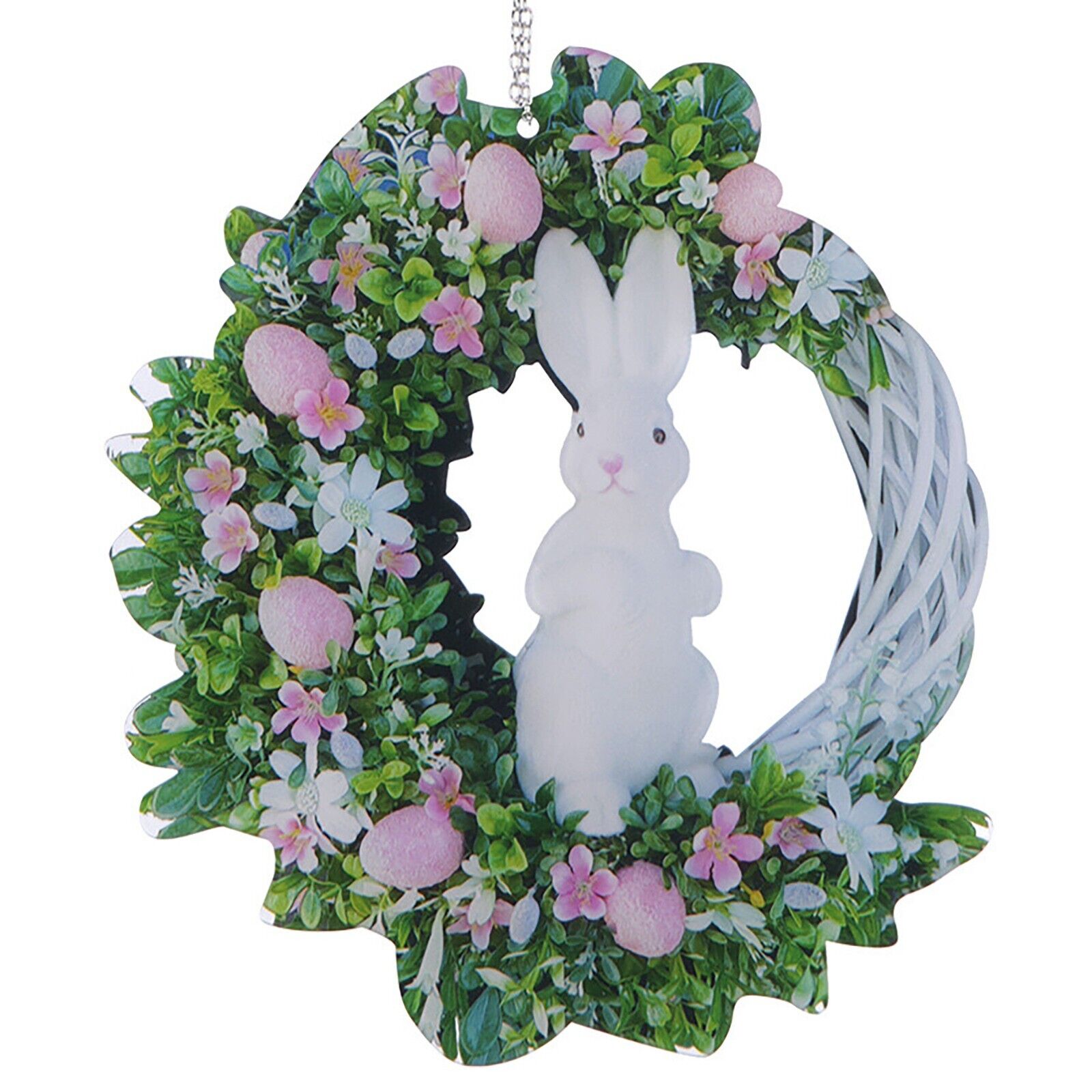 Easter Bunny Garland Home Wreath Decoration Easter Decor Props
