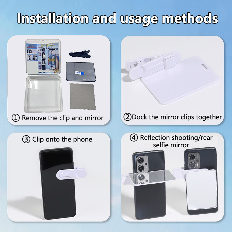 Adjustable%20Sky%20Mirror%202-in-1%20Phone%20Rear%20Selfie%20Mirror%20Shooting%20Clip%20Outdoor%20Travel%20Phone%20Shooting%20Reflector%20Shooting%20Supplies%20ZHIXING%20-%20Image%203