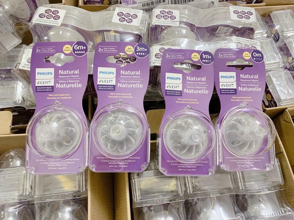 Núm ti thay thế Philips Avent đủ size