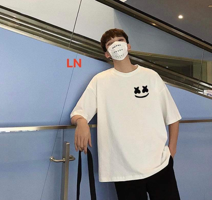 Áo phông Mặt XX form thụng chất liệu cotton