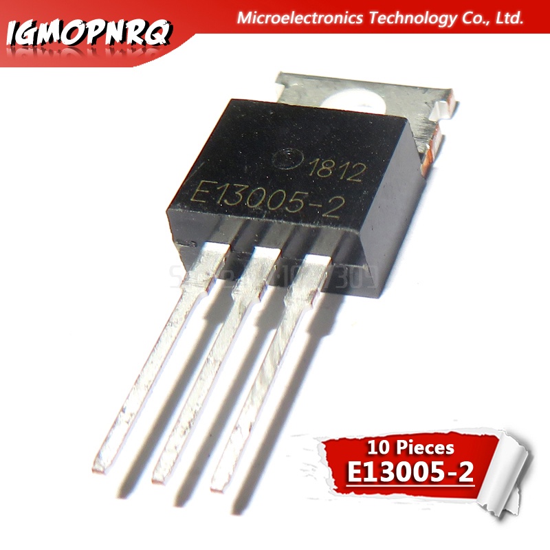 10PCS E13005-2 E13007-2 E13009-2 TO220 E13005 E13007 E13009 MJE1305 MJE13007 MJE13009 Switching triode integrated circuit