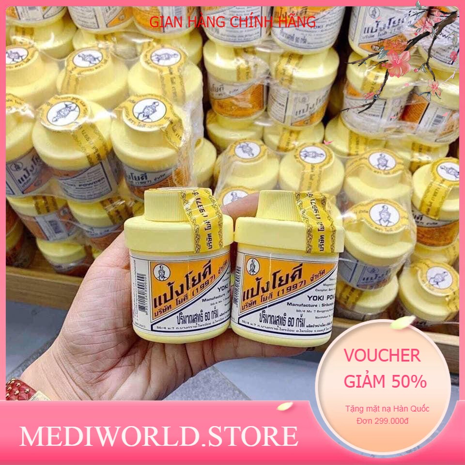 Phấn rôm khử mùi hôi chân Yoki Thái Lan 35g