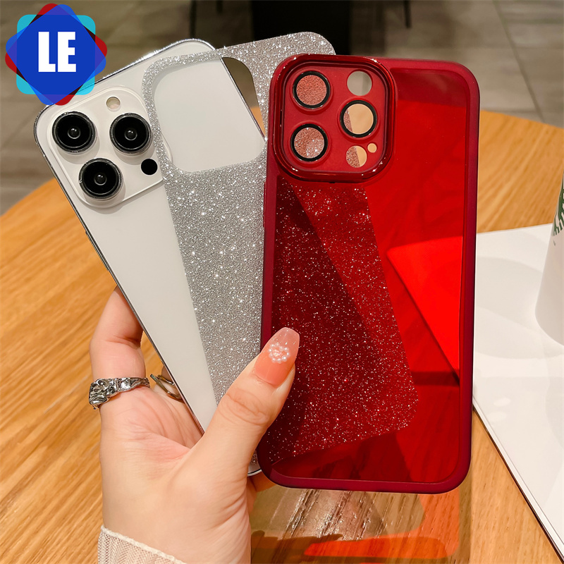 Casing for Redmi Note 9 / Redmi Note 9s / Redmi Note 9 Pro / Redmi Note 9 Pro Max / Redmi Note 8 / Redmi Note 8 Pro Luxury Laser Glass Lens Film TPU Shockproof Soft Phone Case