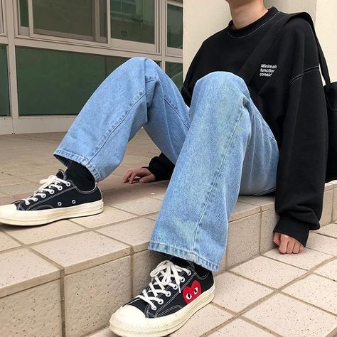 Quần baggy nam ống rộng