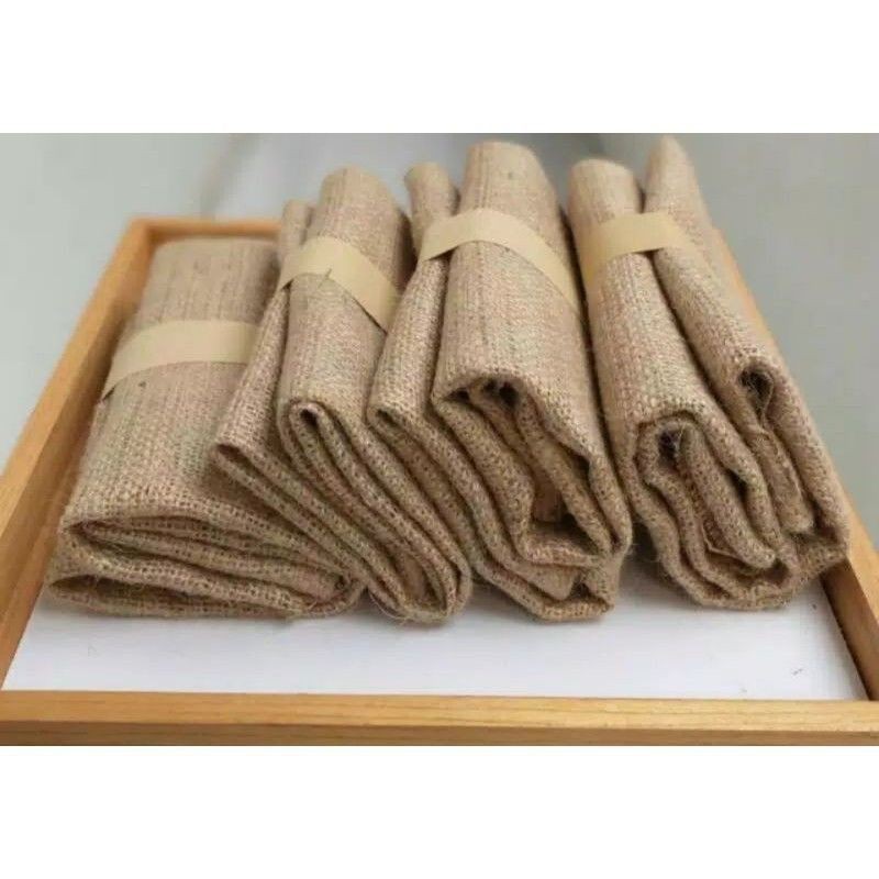 [HCM]Vải bố canvas đay trang trí handmade, decor ( khổ cao 1.2m)
