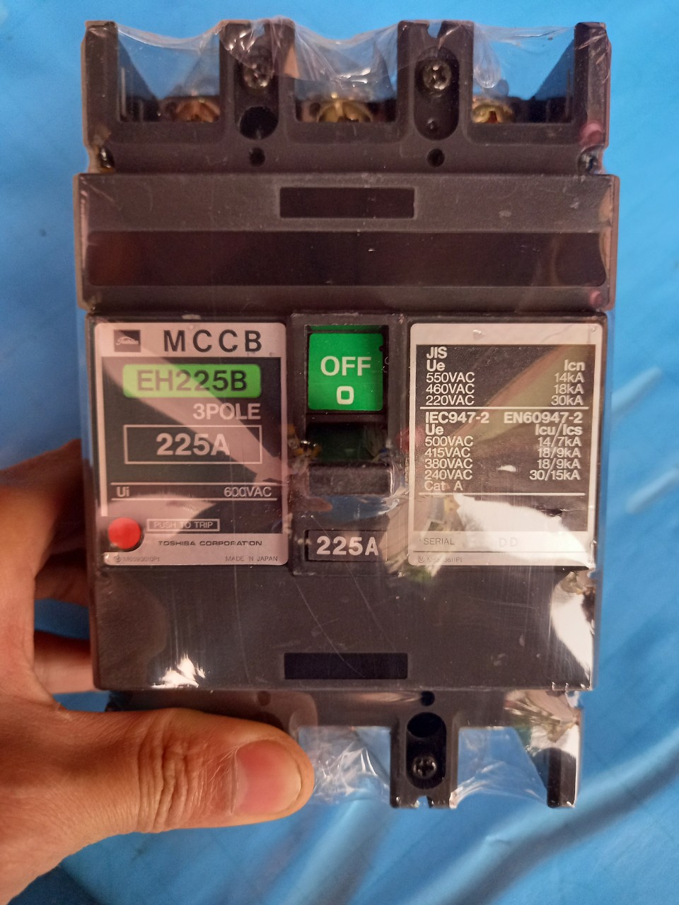 APTOMAT MCCB 3 PHA NHẬT 200A 225A XÁC TO