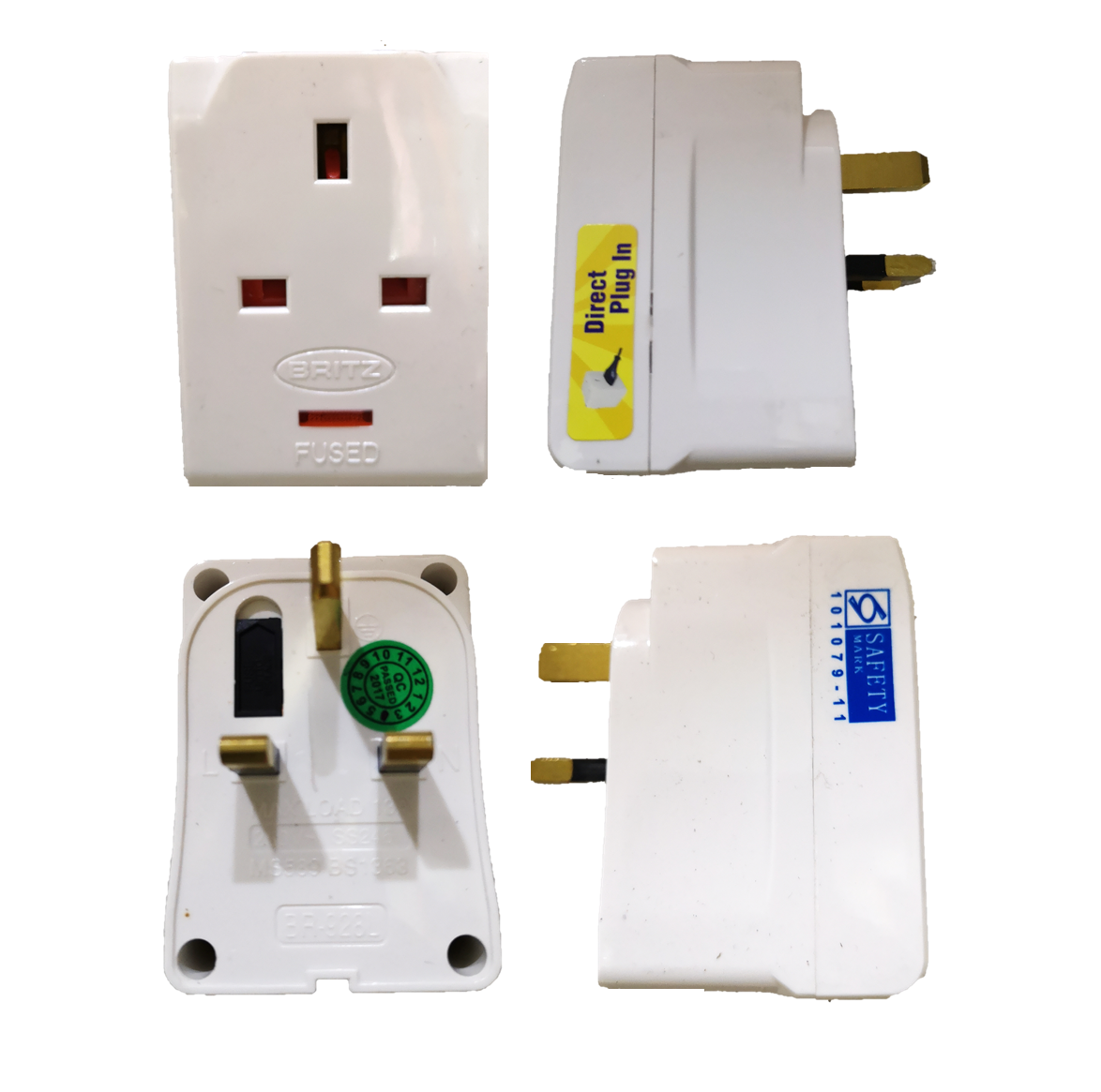 13AMP Britz Socket Multi Plug Adaptor (Safety Mark) Lazada Singapore