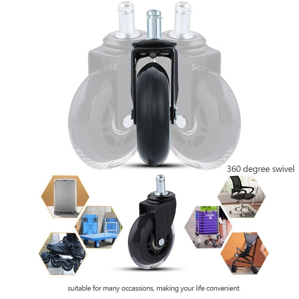 5PCS%20New%20PU%20Office%20Chair%20Caster%20Wheel%20Mute%20Swivel%202.5%20inch/%203%20inch%20Rubber%20Caster%20Furniture%20Hardware%20Wheel%20Replacement%20Universal%20Wheel%20Home%20Office%20Chair%20-%20Image%203
