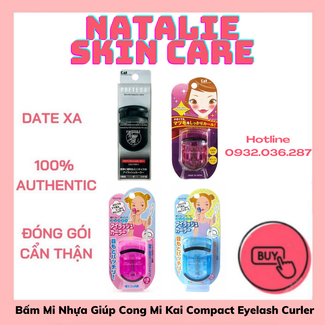 [Phân Loại] Bấm Mi Nhựa Giúp Cong Mi Kai Compact Eyelash Curler