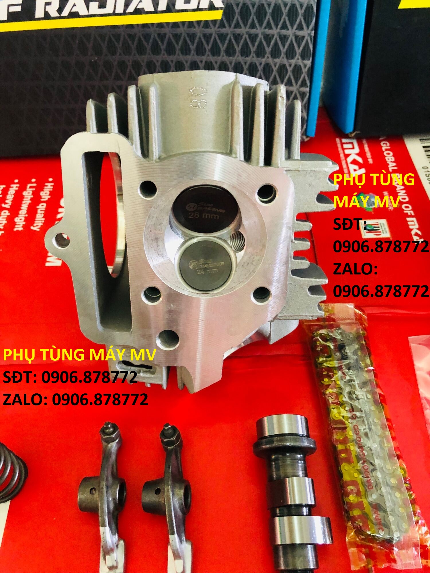 Combo 54/56 Dên Zin dành cho xe Dream Wave. Số 5.