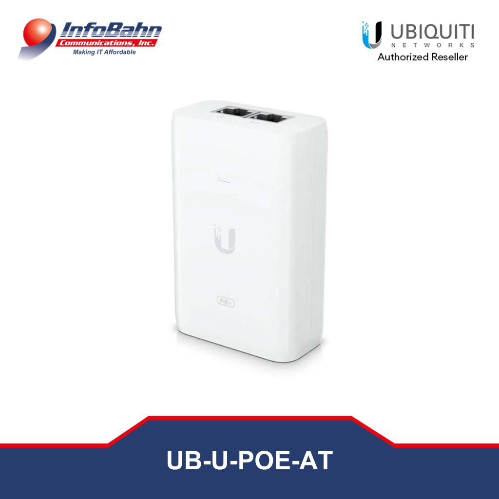 Ubiquiti U-POE at - 802.3at Gigabit PoE Injector