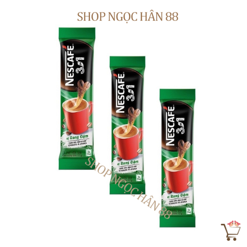 Cà Phê Hòa Tan Nescafé 3in1 Công thức Cải tiến vị Rang Đậm