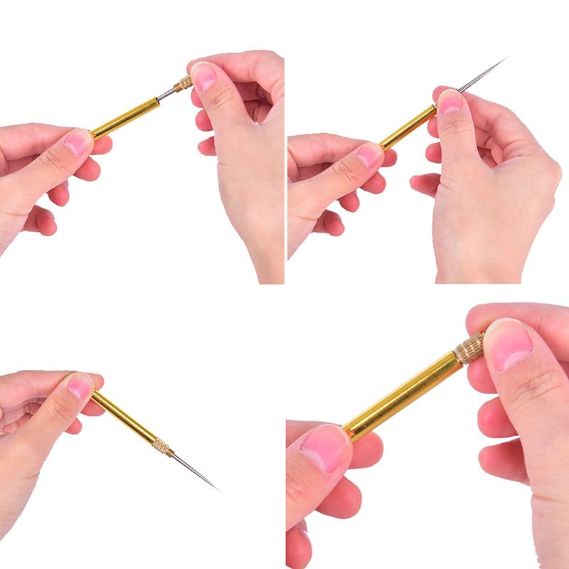 Titanium Toothpick Keychain Portable Camping Survival Defense Holder EDC XINZE. 