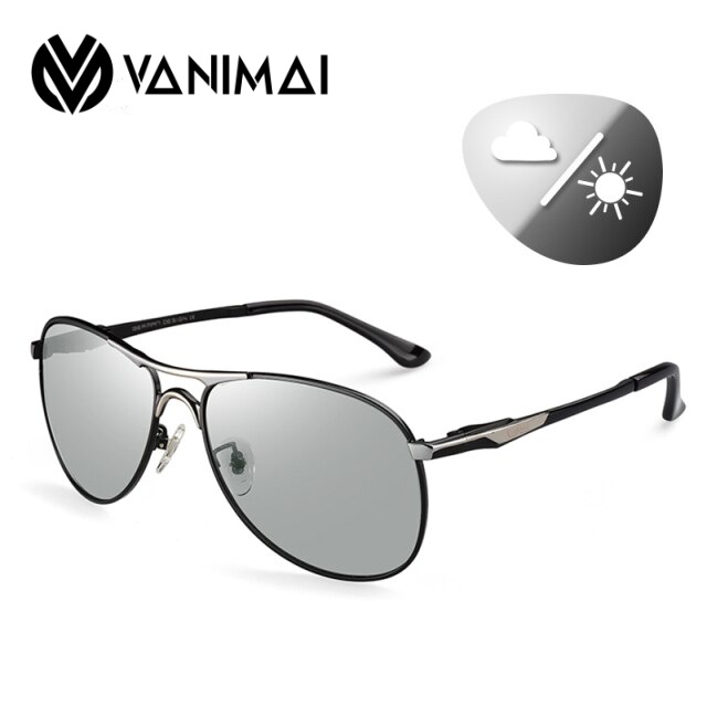 Kính mát Nam đổi màu thương hiệu chính hãng-Vanimai- Chuyên kính mát nhập Mỹ