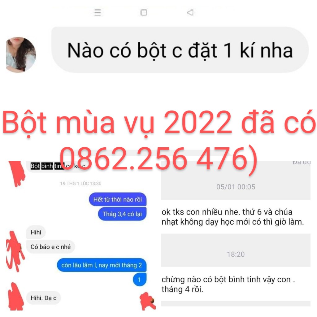 [HCM]Bột bình tinh nguyên chất 1kg