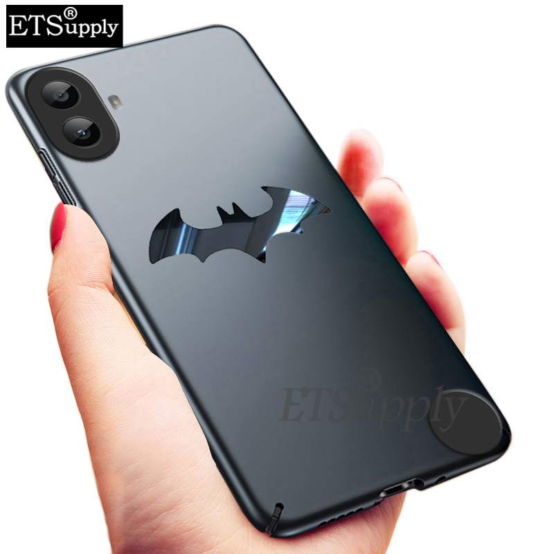 Phone case Nothing CMF Phone 1 Smooth Metal Bat Man Marvel DC Design