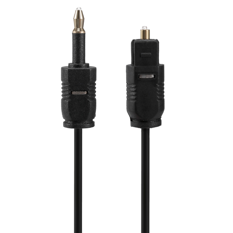 2m mini 3.5mm plug digital optical audio cable spdif optical fiber line