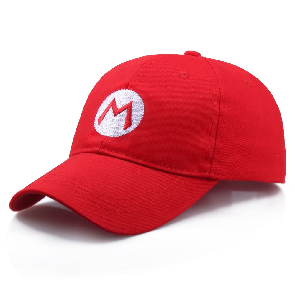CC5H Mới Hoạt hình Mario Brothers Cosplay Mũ bóng chày Mũ Super Mario