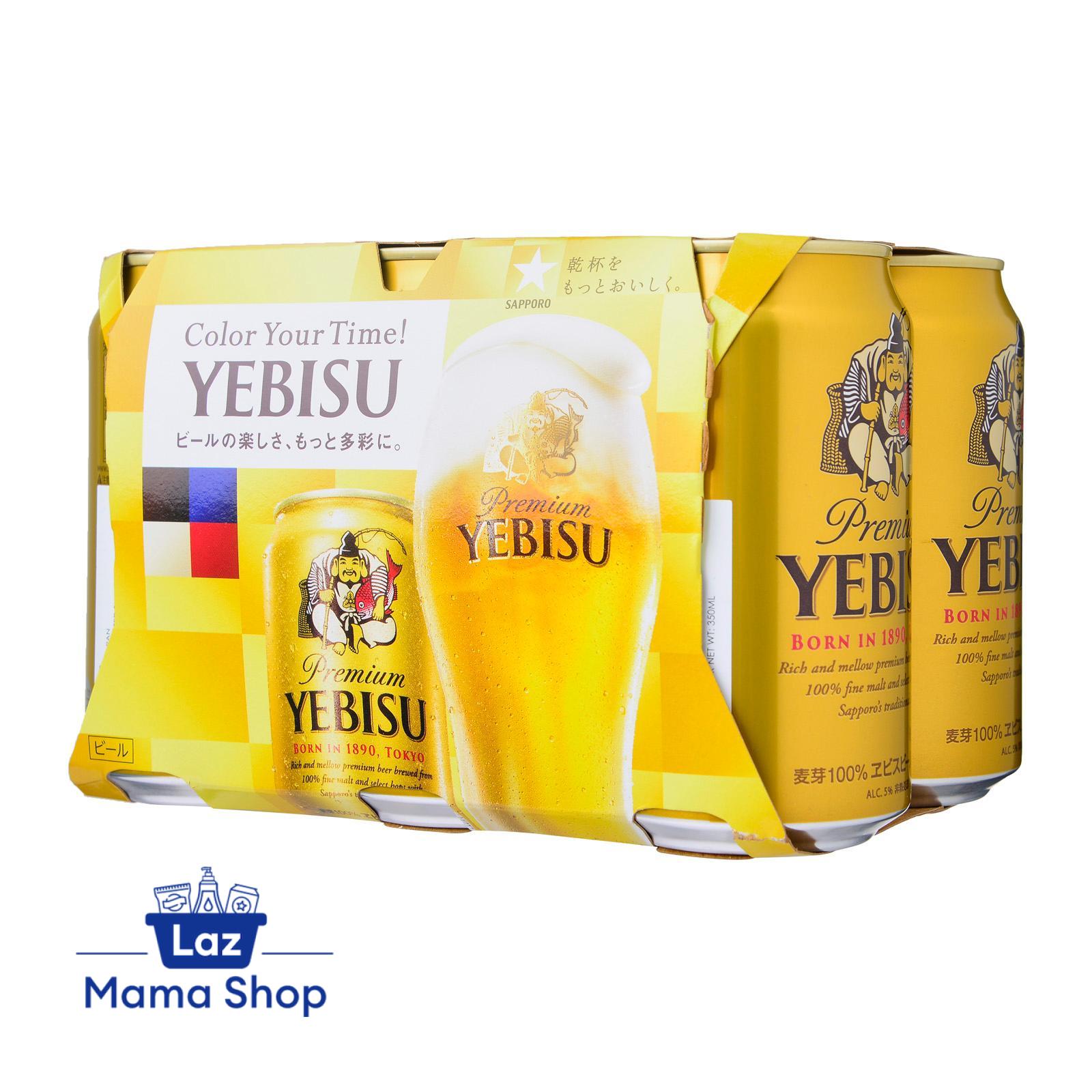 Premium Yebisu Beer (6 x 350ml) (Laz Mama Shop) Lazada Singapore