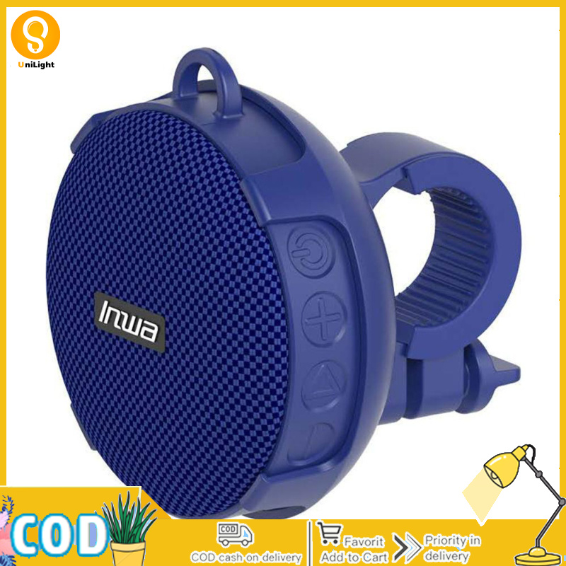 Unlight Portable Wireless Bike 5W Stereo Speaker Waterproof Wireless Portable Traveling Bike Speaker For Motorcycle Bike Hiking