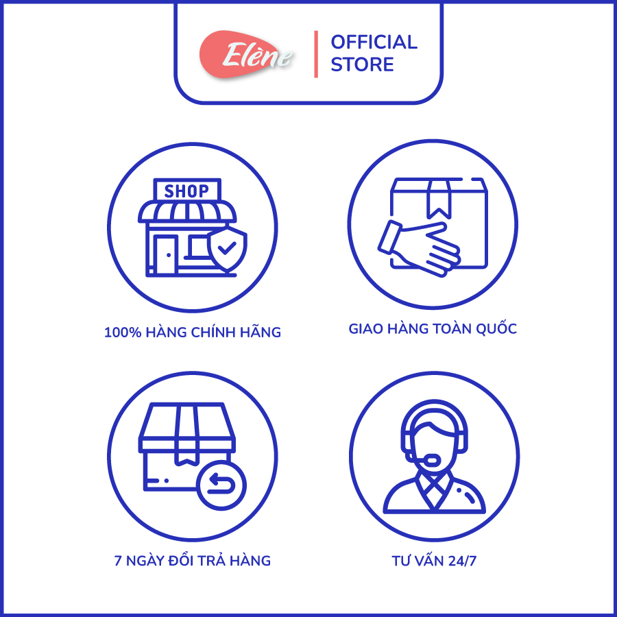 Combo 4 gói giấy bếp đa năng Elene 2 cuộn 2 lớp