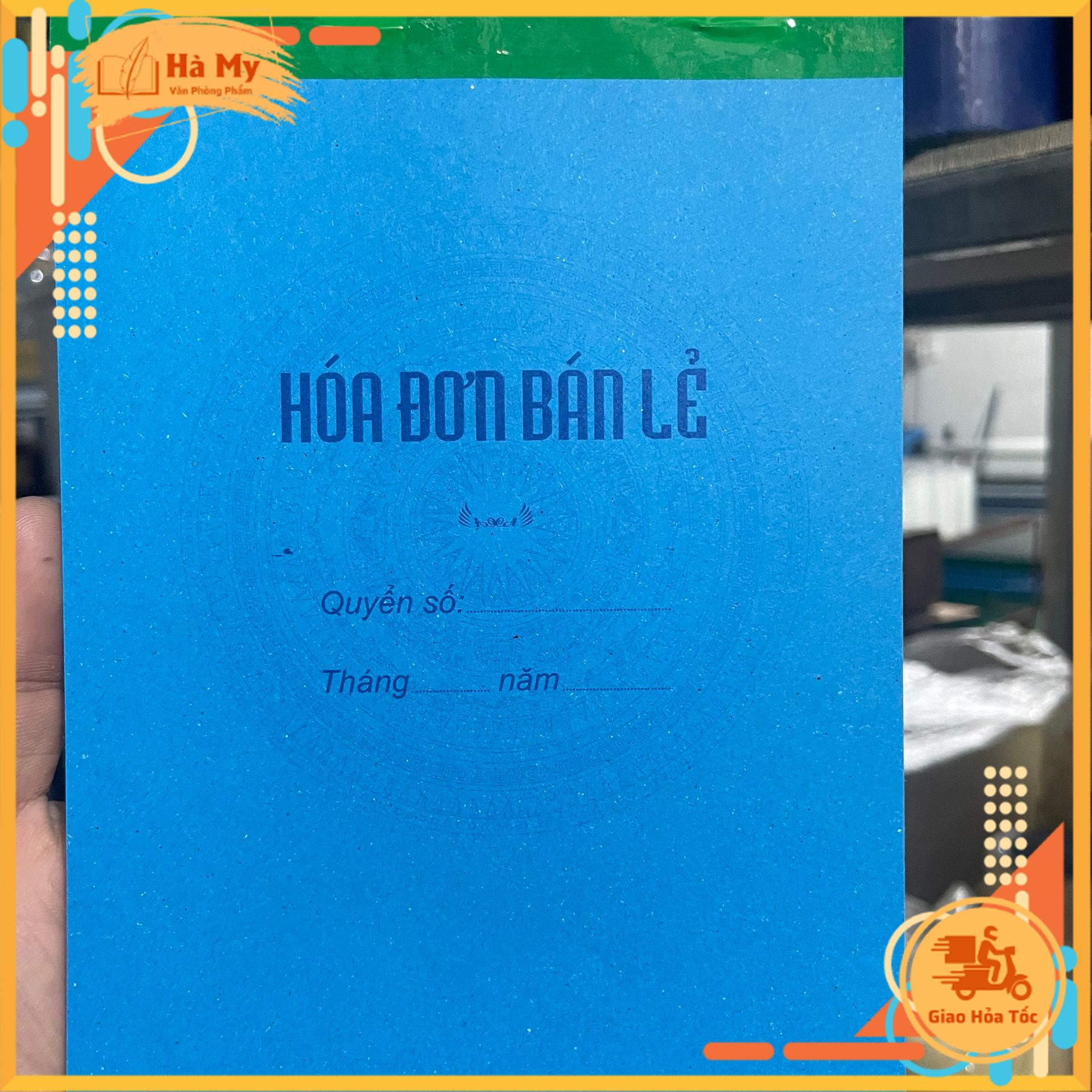 Hóa Đơn Bán Lẻ, Khổ 13x19cm, Chia Ô Tiện Lợi Dễ Dàng Ghi Thông Tin