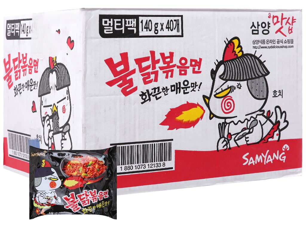 Mì Khô Gà Cay Samyang Gói 140g