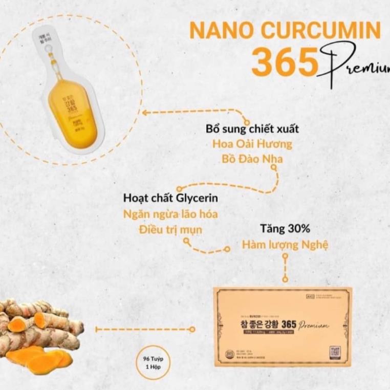TINH CHẤT NGHỆ NANO 365 CURCUMIN PREMIUM HÀN QUỐC ( Hộp 96 Tép)