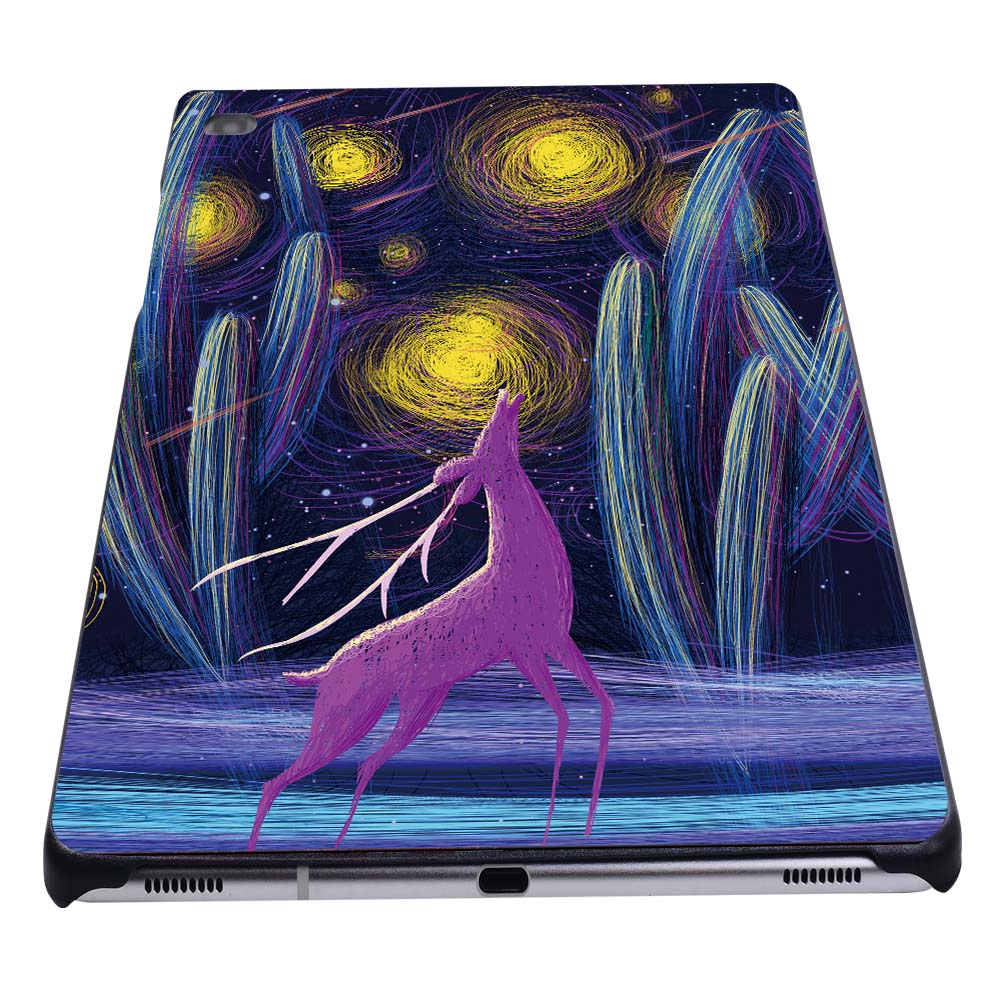 Case For Samsung Galaxy Tab A 10.1 2019 T515/T510 Printed Hard Plastic Protective back Tablet shell Cover + Free Stylus. 