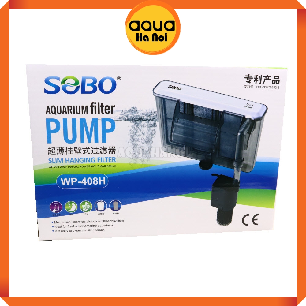 Lọc thác SOBO WP 308H/408H/508H cho hồ cá thủy sinh