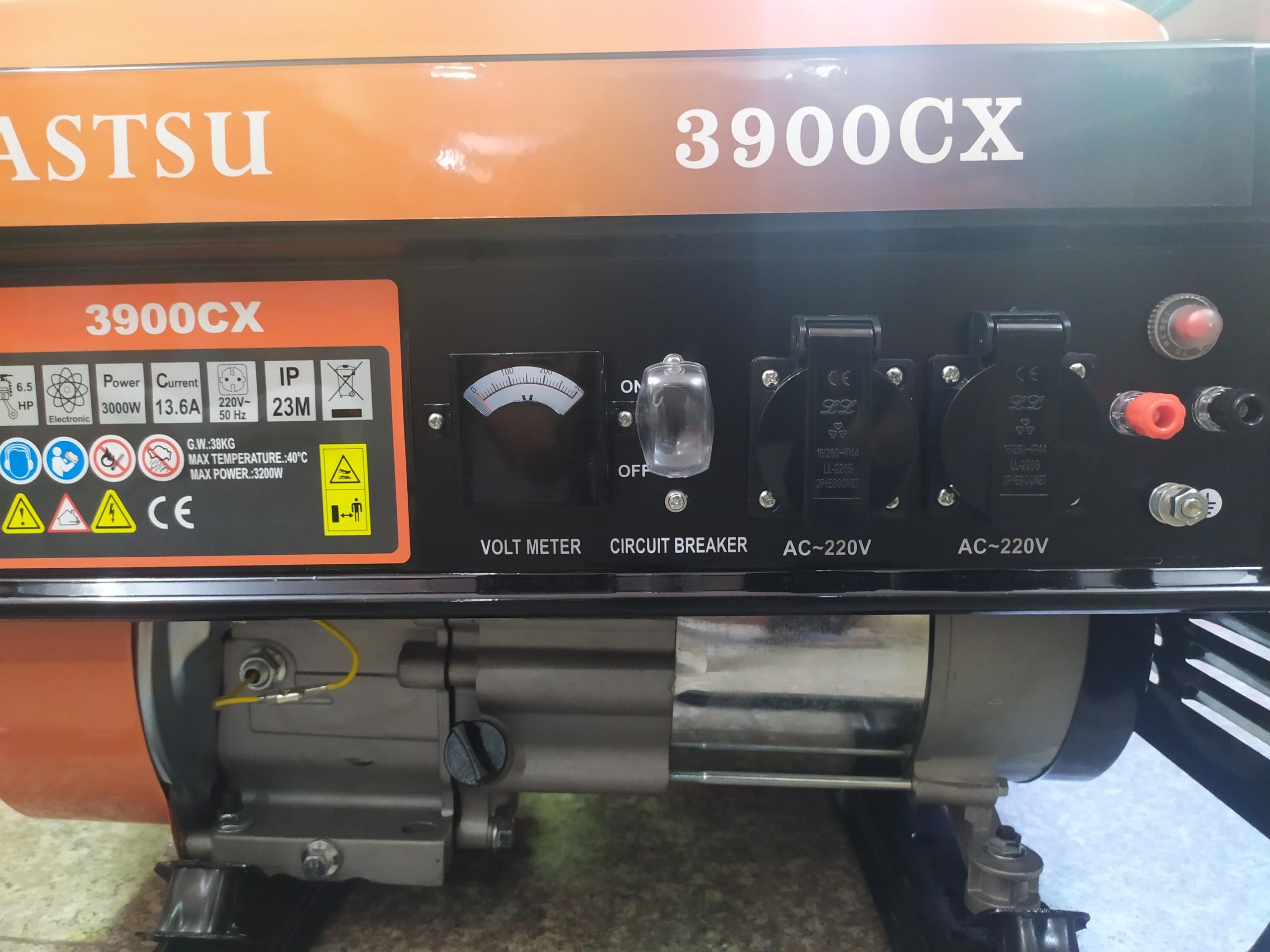 Máy Phát Điện Chạy Xăng 3kw Kamastsu 3900CX