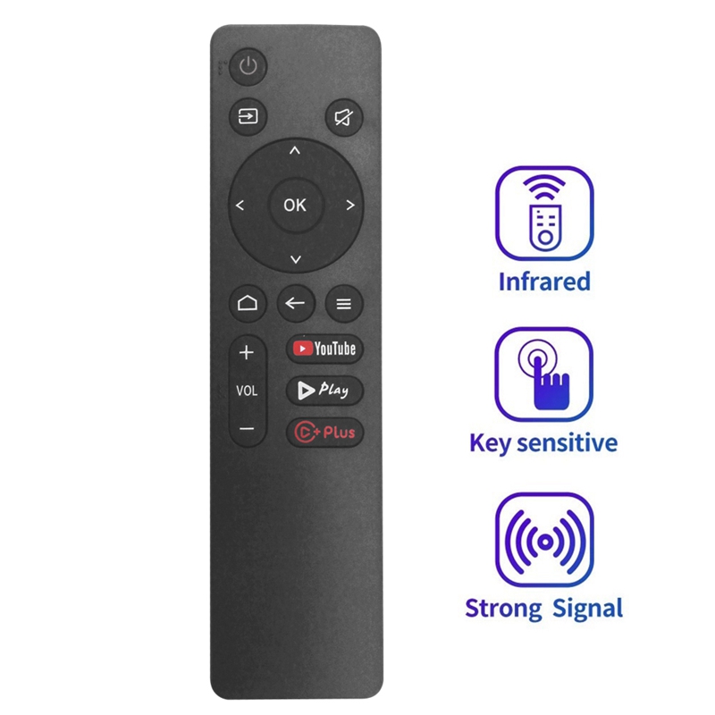 Replace Remote Control Black Remote Control Plastic Remote Control For COOCAA Remote Control