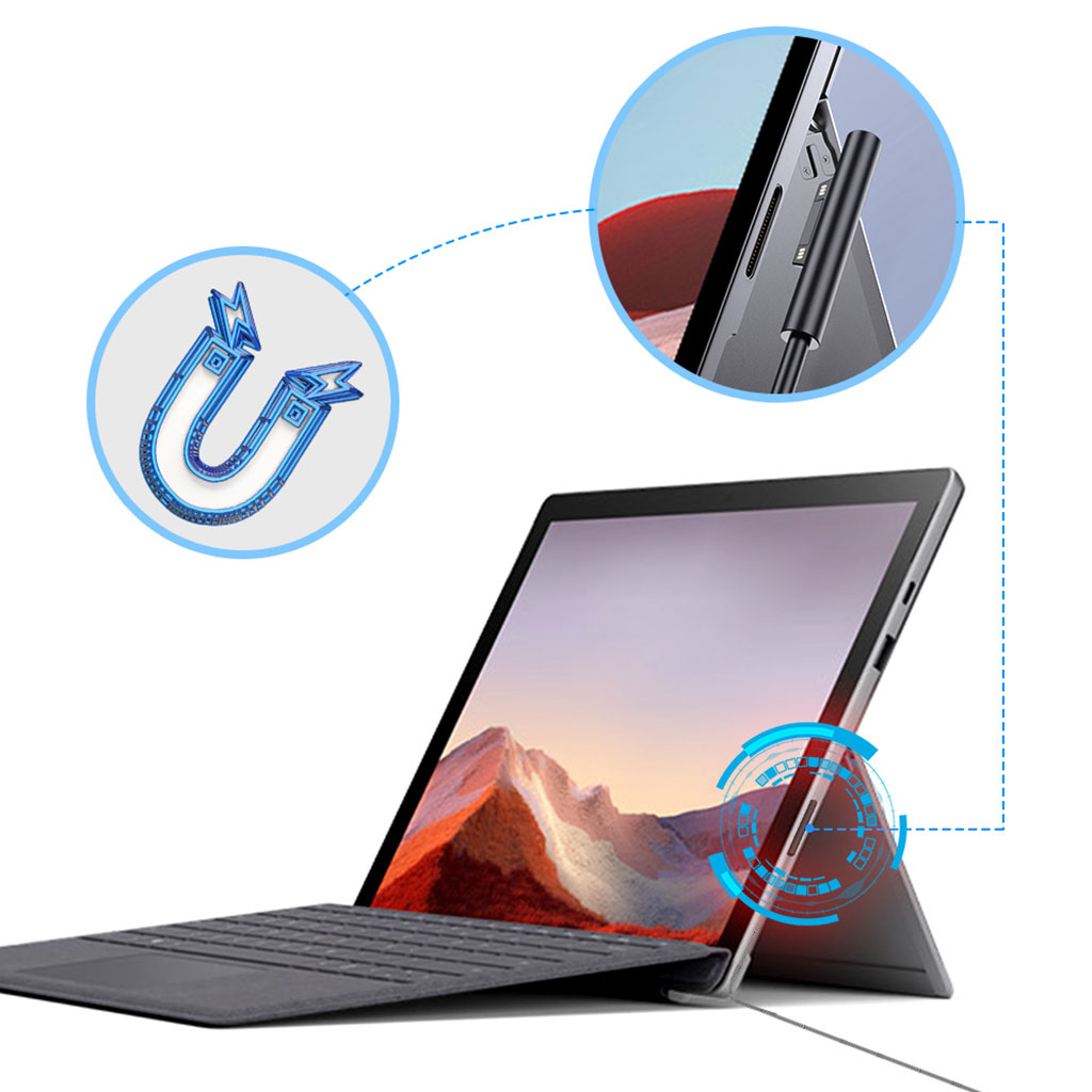 15V 3A loại USB-C cung cấp điện cho Microsoft Surface Pro 3 4 5 6 7 sạc PD cáp cho Bộ chuyển đổi cho DC Dây sạc nhanh ta
