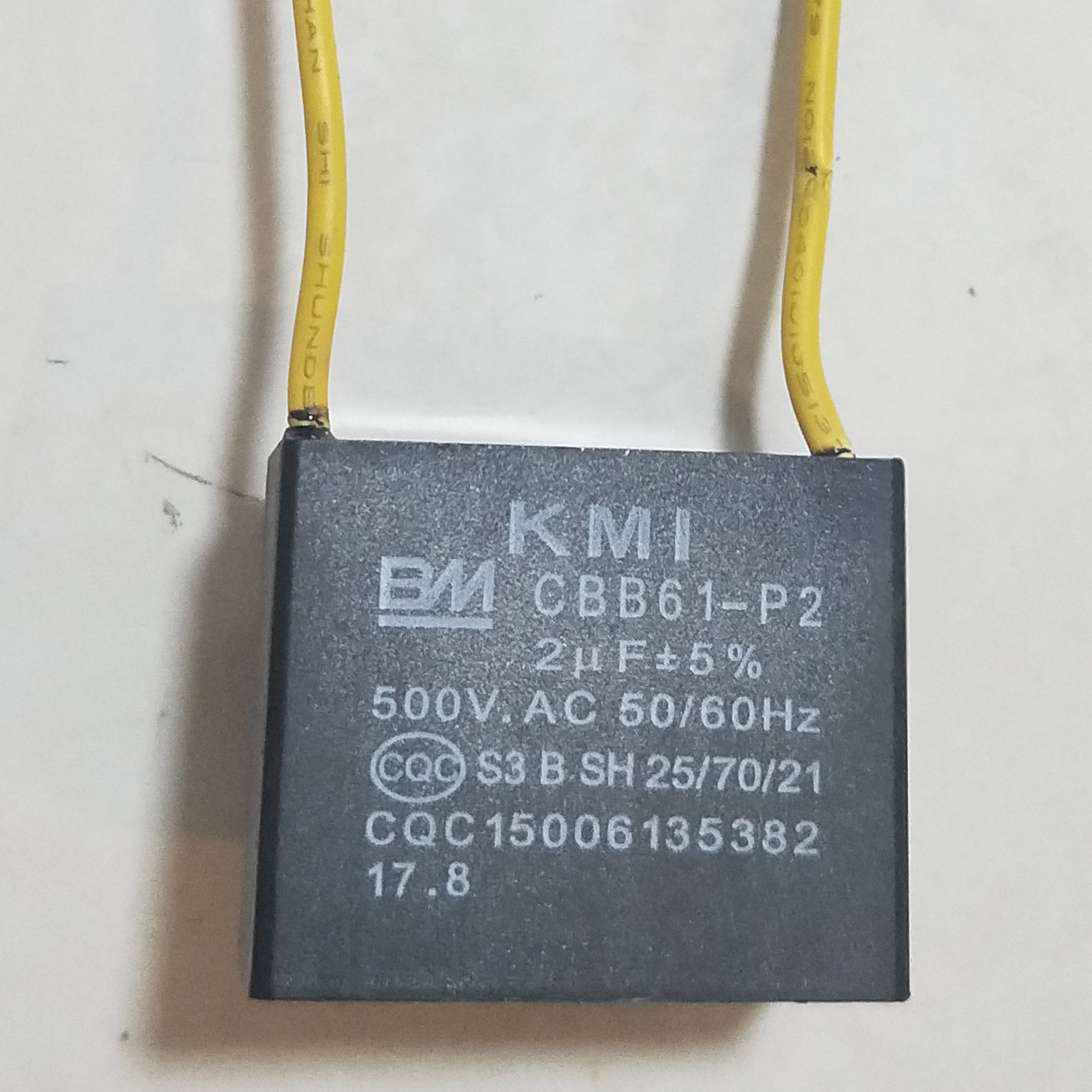 BM FAN CAPACITOR CBB61 4.5uf+6uf+5uf 5WIRE Our Lowest Price With - Foto 2