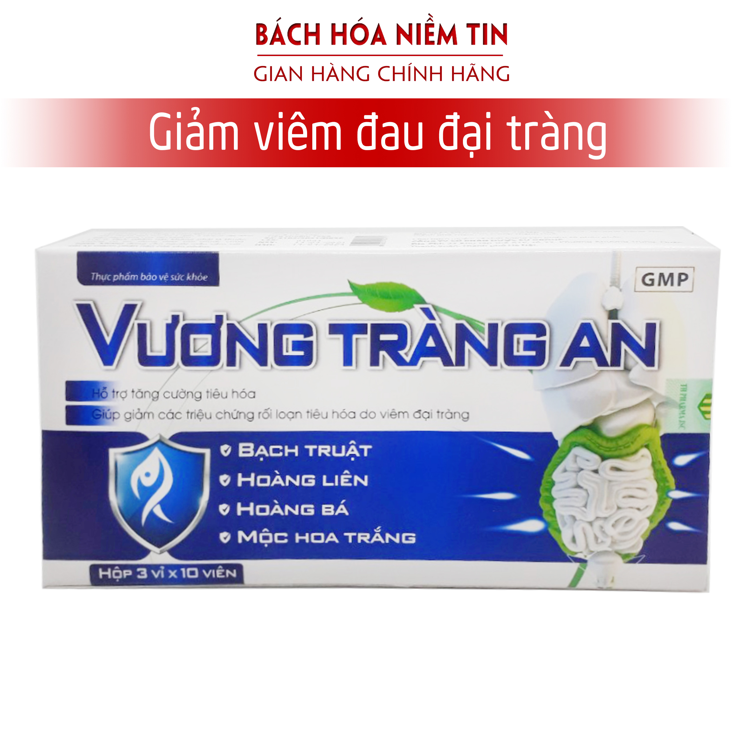 Viên uống Vương Tràng An - giúp tăng cường hệ tiêu hóa, giảm viêm