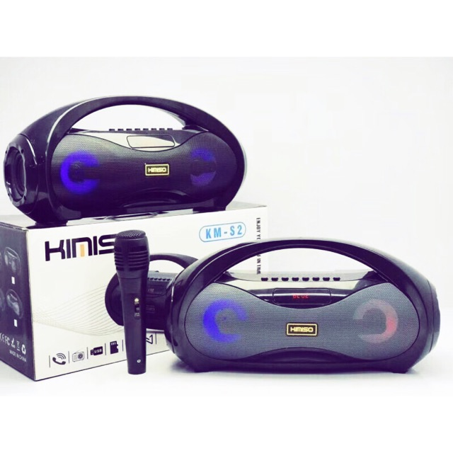 LOA BLUETOOTH KIMISO KM - S2 ( TẶNG KÈM MIC DÂY , SẴN TRONG LOA ) (KMS)