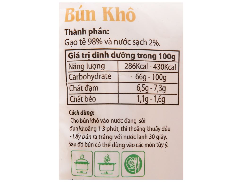 Bún Khô Susan gói 200g-đồ ăn vặt